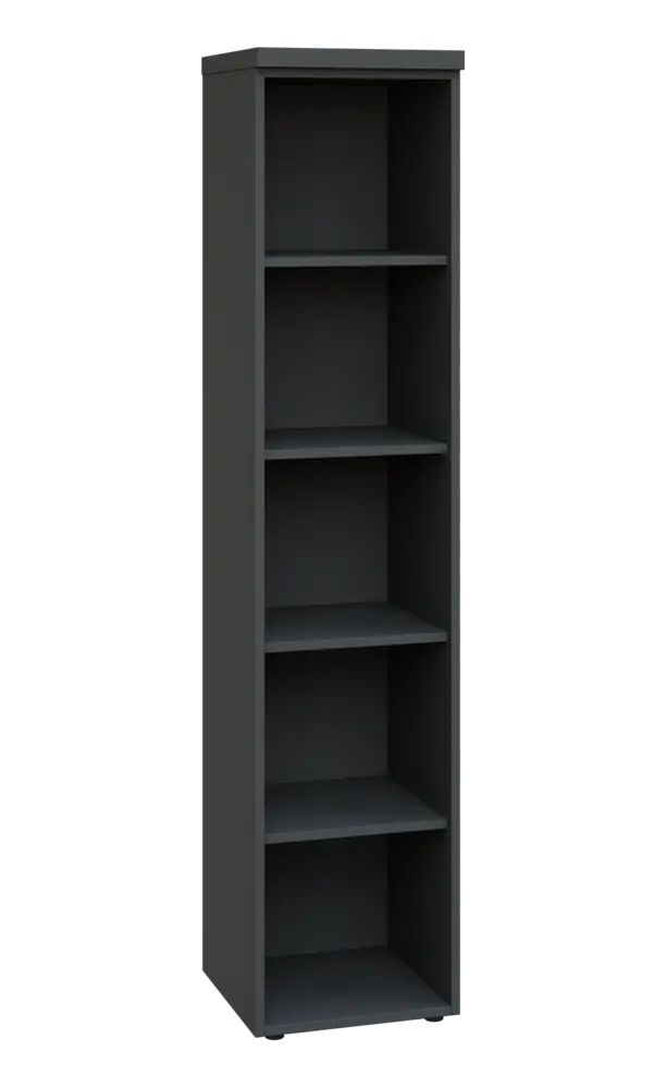 SIN 5 - 4N kancelářská skříň, nika, 1820x400x400, antracit